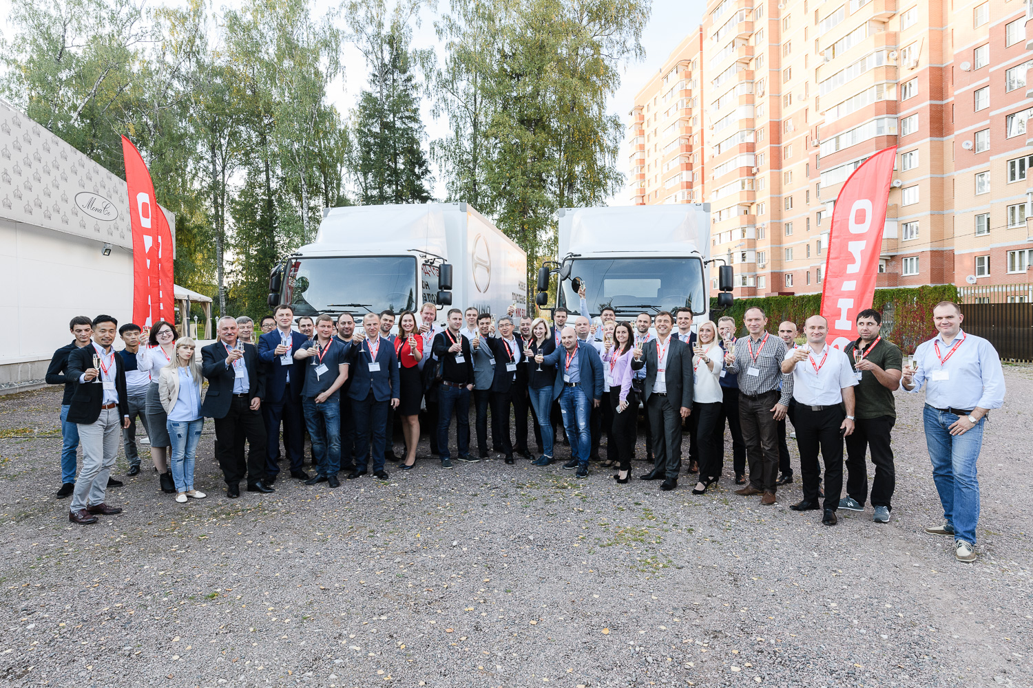 Церемония запуска продаж обновленной модели HINO 500 GH