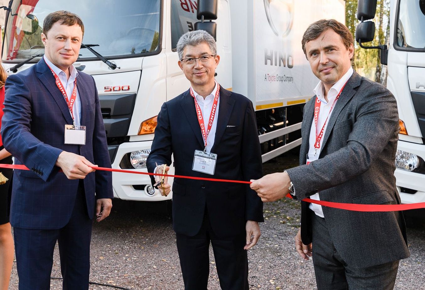 Церемония запуска продаж модели HINO 500 GH