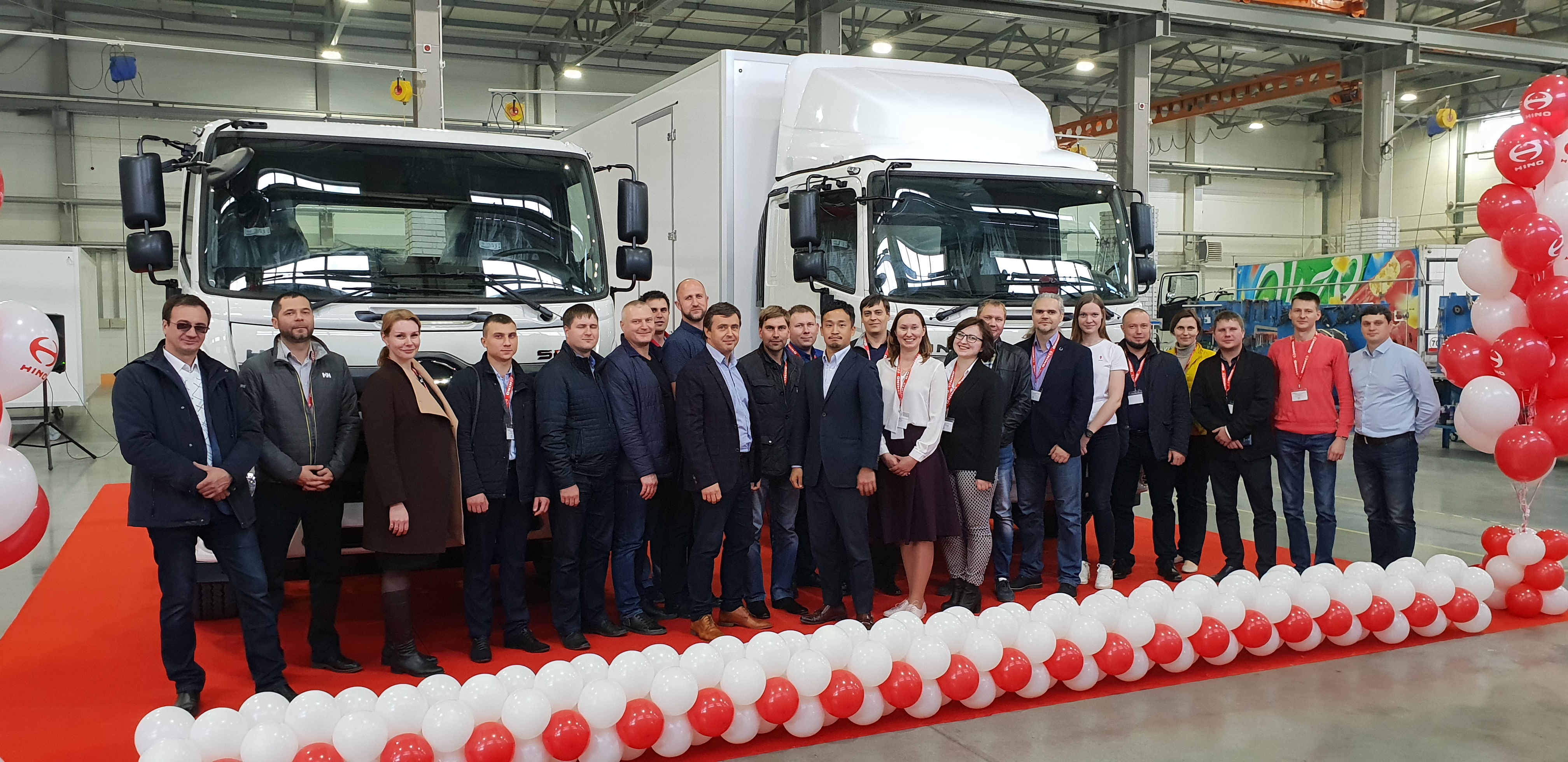 Церемония запуска продаж обновленной модели HINO 500 GH